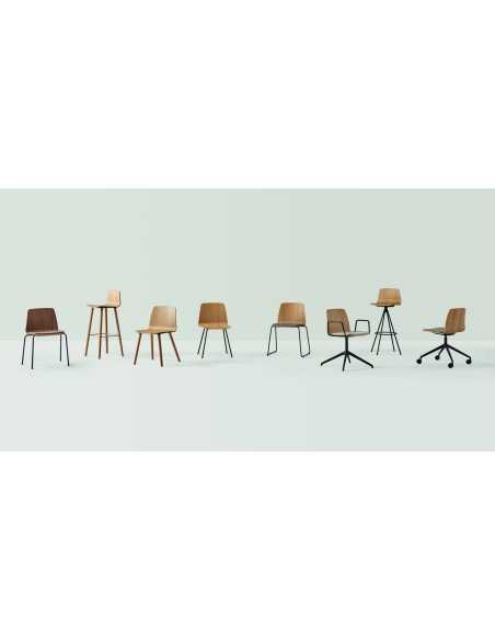 SILLA VARYA WOOD DE INCLASS