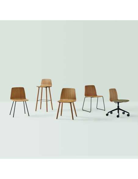 SILLA VARYA WOOD DE INCLASS