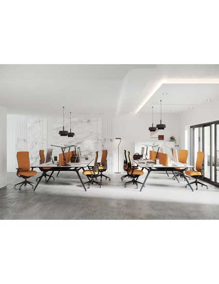 SILLA TNK FLEX 50 RESPALDO ALTO TEX DE ACTIU