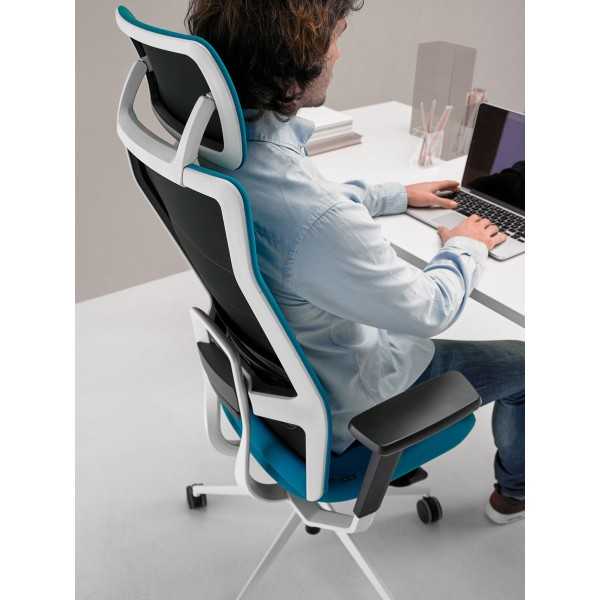 SILLA TNK FLEX 50 RESPALDO ALTO TEX DE ACTIU
