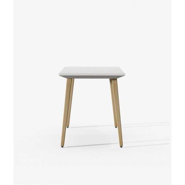 MESA LONGO PATAS DE MADERA DE ACTIU