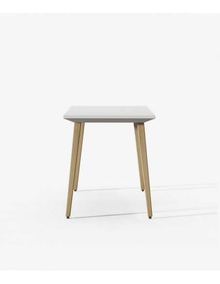 MESA LONGO PATAS DE MADERA DE ACTIU