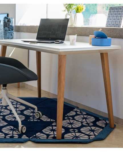 MESA LONGO PATAS DE MADERA DE ACTIU 2