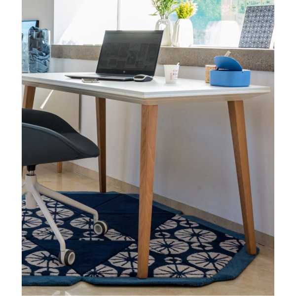 MESA LONGO PATAS DE MADERA DE ACTIU