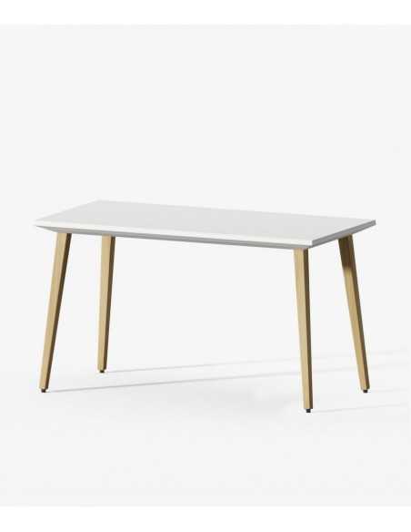 MESA LONGO PATAS DE MADERA DE ACTIU