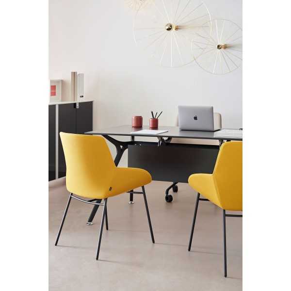 SILLA NOOM 30 COSTURA FRANCESA MONOCOLOR DE ACTIU