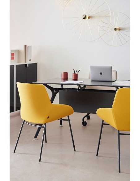 SILLA NOOM 30 COSTURA FRANCESA MONOCOLOR DE ACTIU