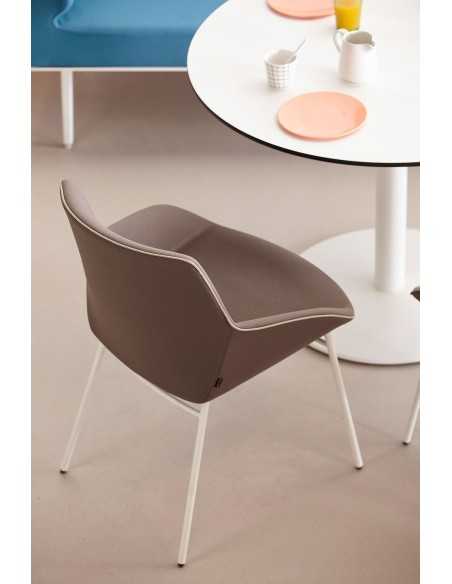 SILLA NOOM 30 COSTURA FRANCESA MONOCOLOR DE ACTIU