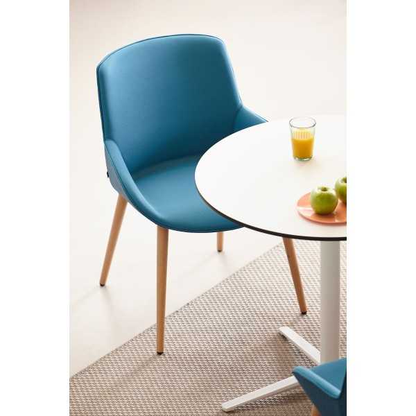 SILLA NOOM 30 COSTURA FRANCESA MONOCOLOR DE ACTIU