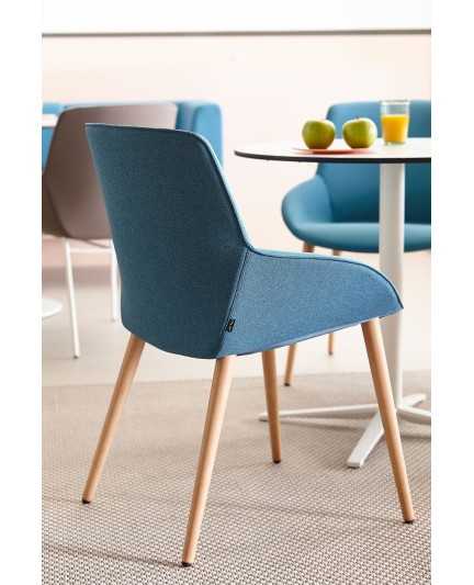 SILLA NOOM 30 COSTURA FRANCESA MONOCOLOR DE ACTIU 2