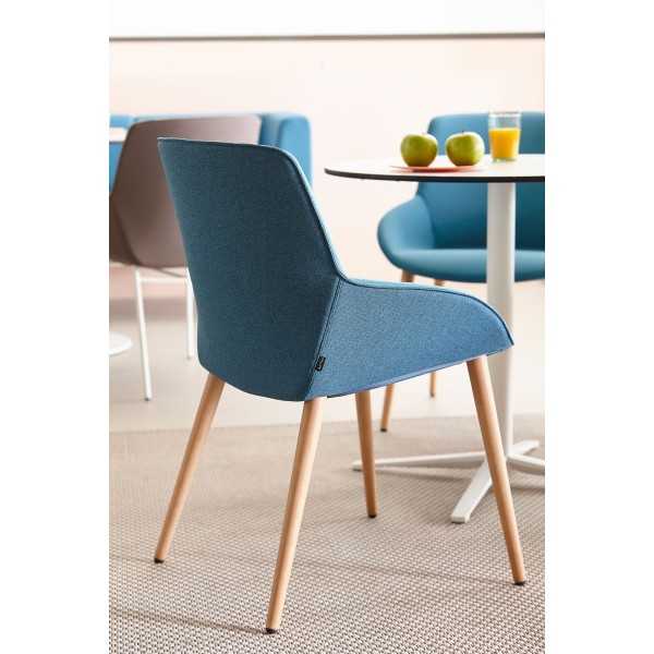 SILLA NOOM 30 COSTURA FRANCESA MONOCOLOR DE ACTIU
