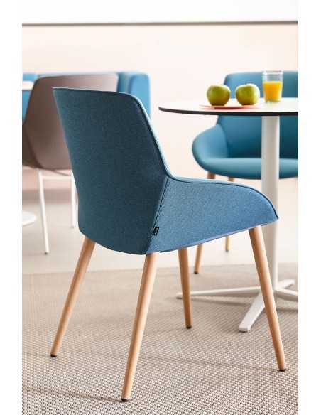 SILLA NOOM 30 COSTURA FRANCESA MONOCOLOR DE ACTIU