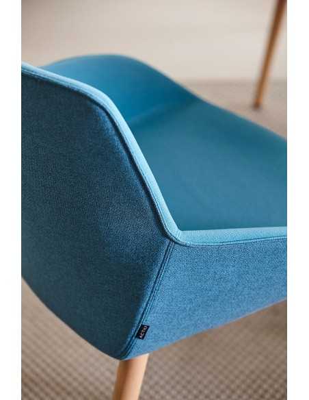 SILLA NOOM 30 COSTURA FRANCESA MONOCOLOR DE ACTIU