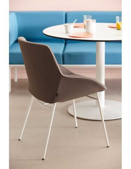 SILLA NOOM 30 COSTURA FRANCESA MONOCOLOR DE ACTIU