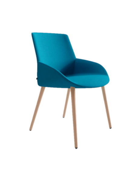 SILLA NOOM 30 COSTURA FRANCESA MONOCOLOR DE ACTIU